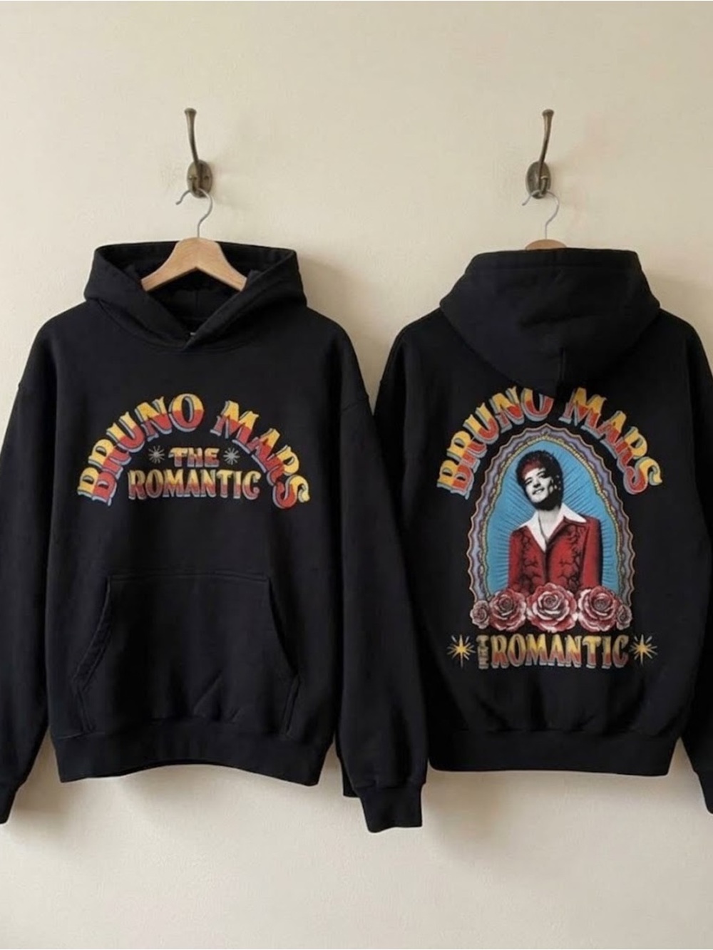 Bruno Mars The Romantic Halo Tour 2026 Hoodie Music Lover Hoodie -Reprint Gildan